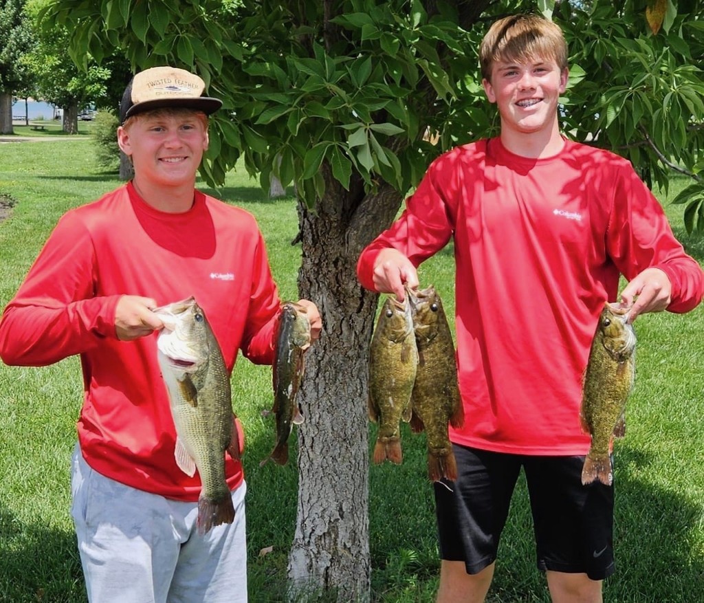 boys with fish