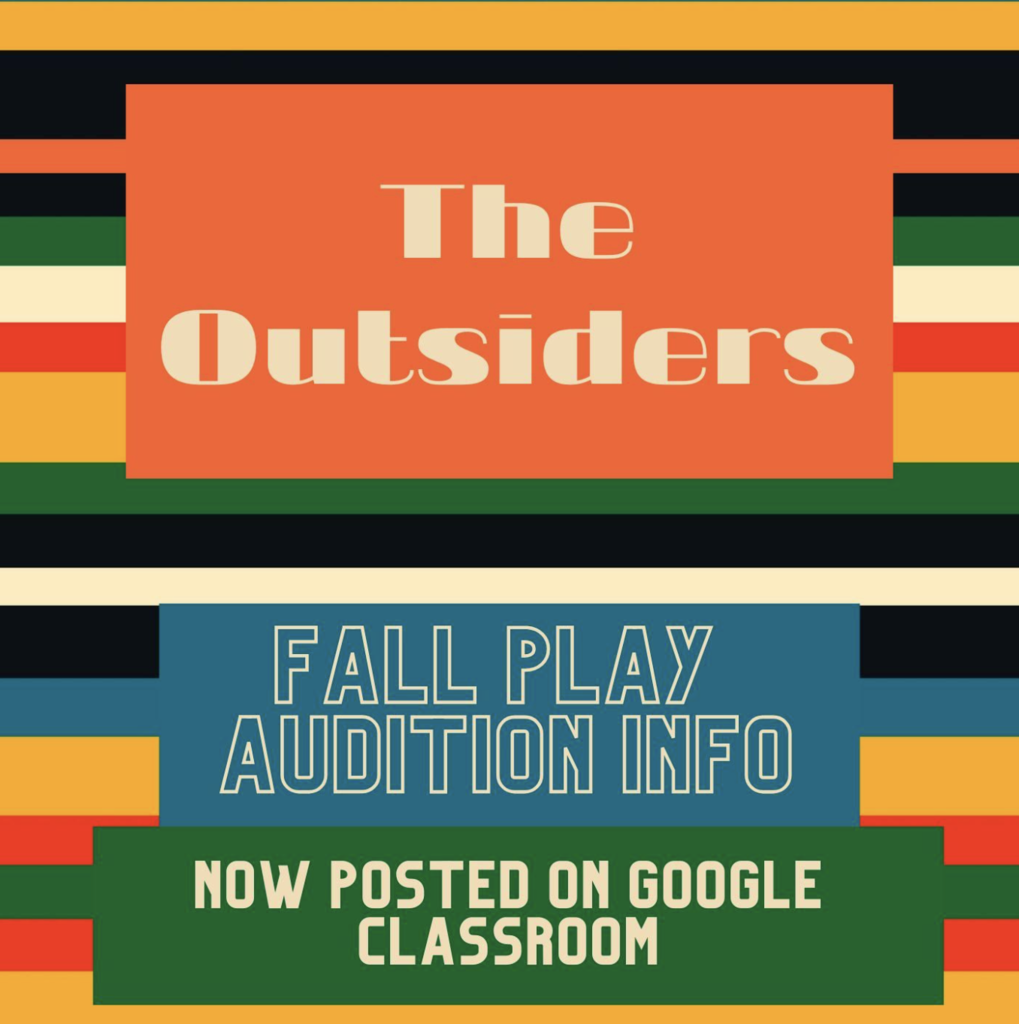 Outsiders audition flyer