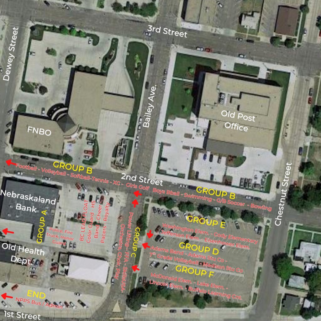 Parade Lineup Map 25