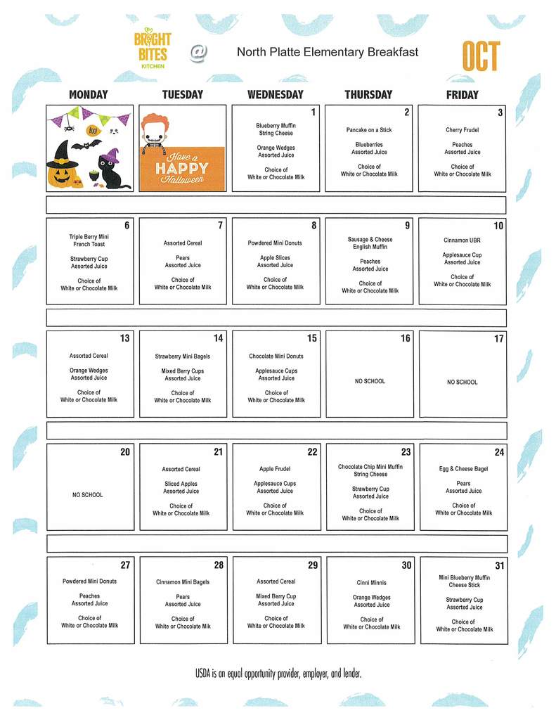 Breakfast Menu