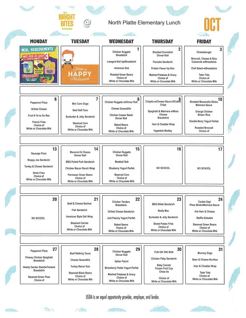 Lunch Menu