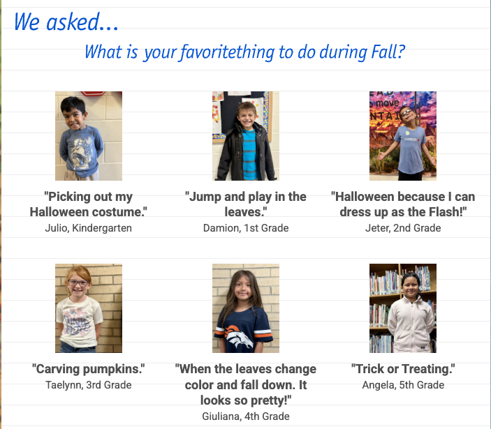 We Asked... October25