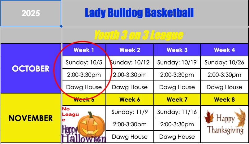 Schedule