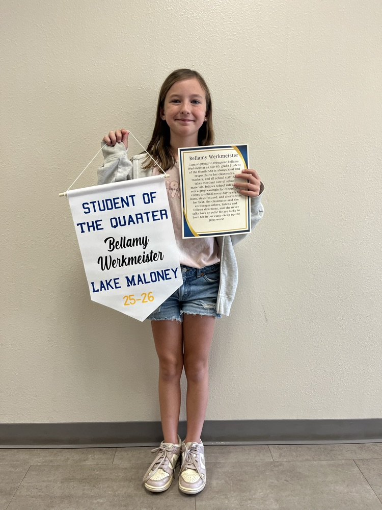 student of the quarter 