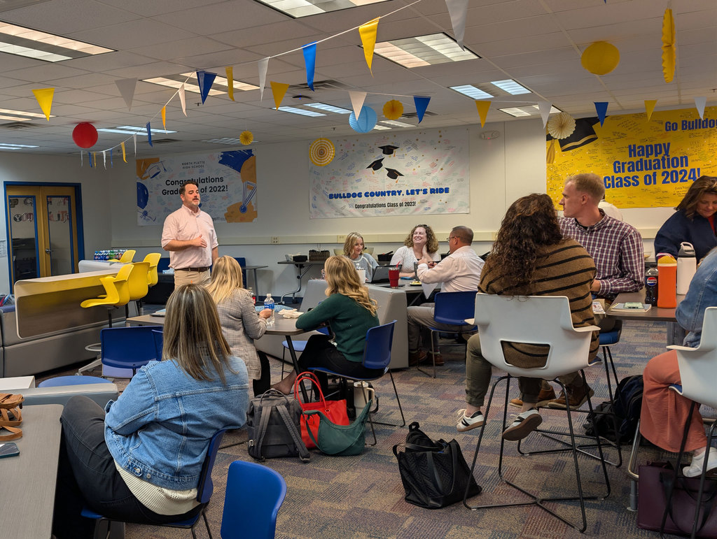 NPPS PD Day Dr. Josh Ray Working with Administration.