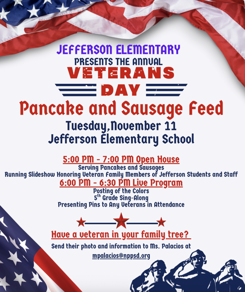 Veteran's Day Jefferson Elementary
