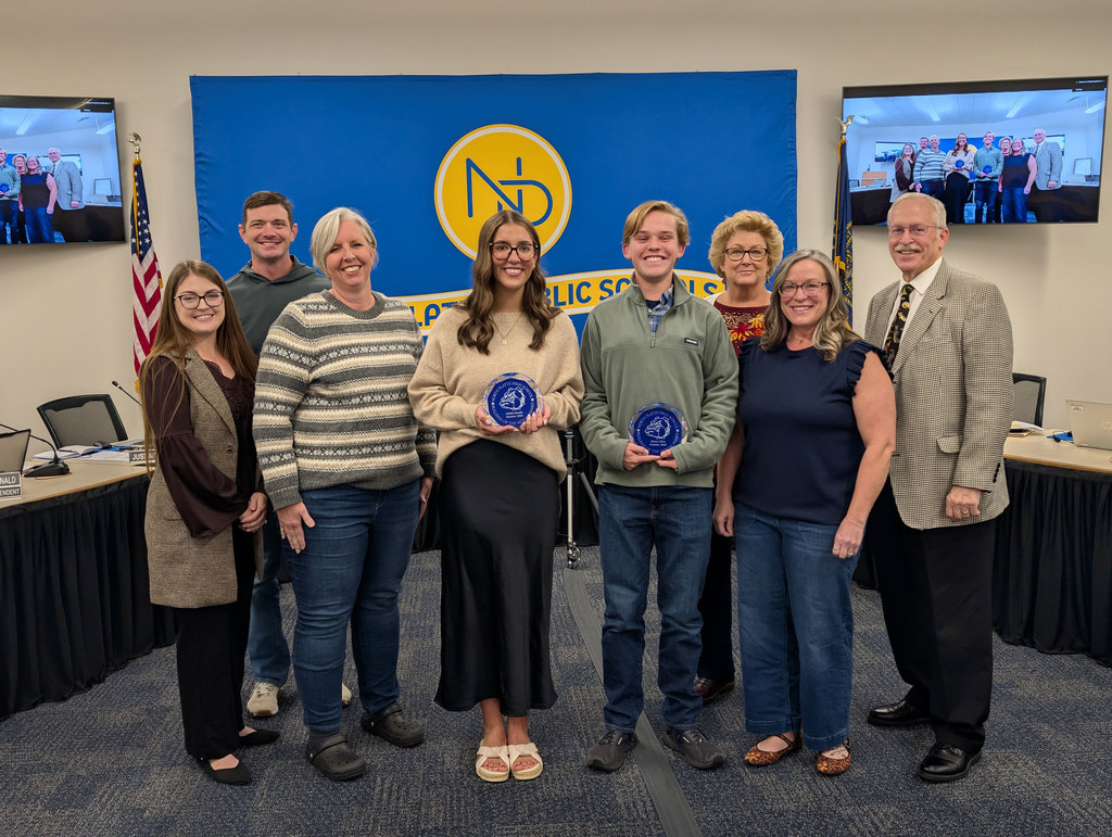 Bulldogs of the Month Colbie Baade and Henry Cline