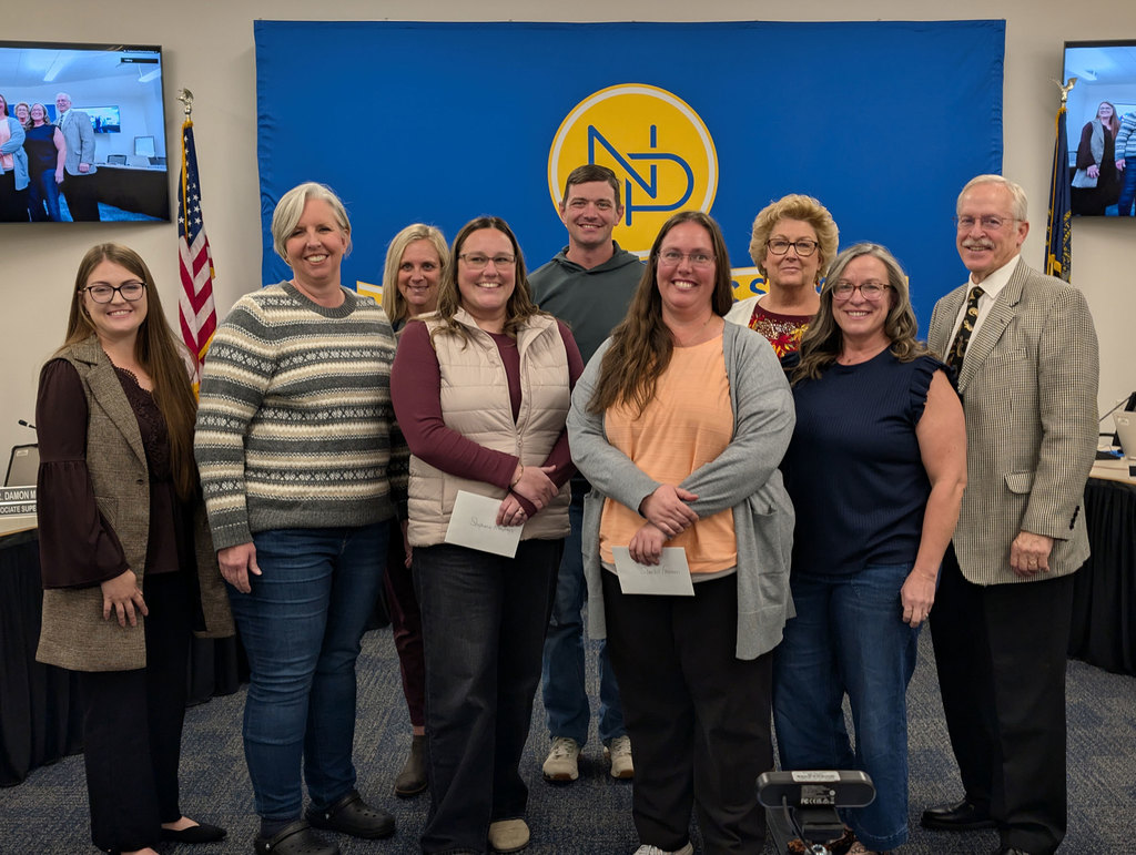 NPPS Staff of the Month Shantell Franson and Stephanie Humpherys