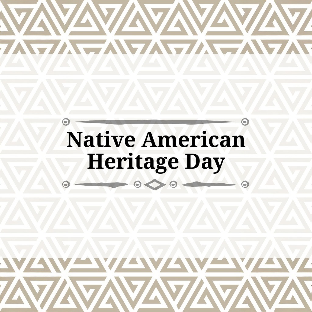 Note that reads: Native American Heritage Day