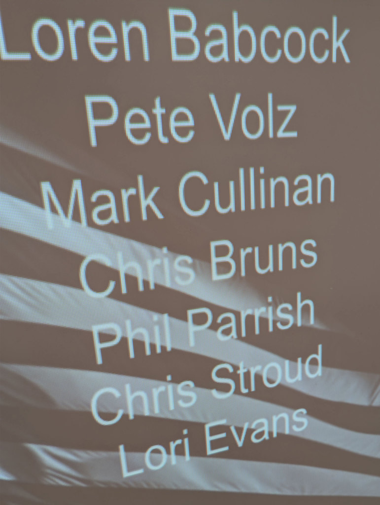 Veterans Day program graphic from Lincoln Elementary