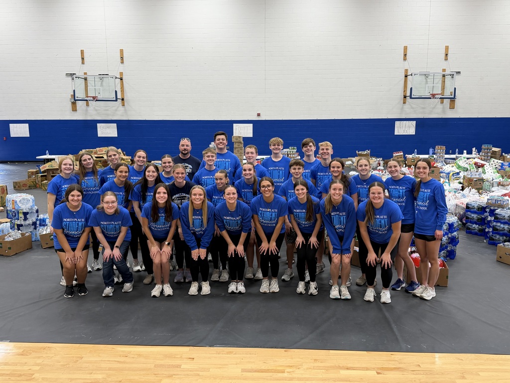 NPHS Student Council at canned food drive