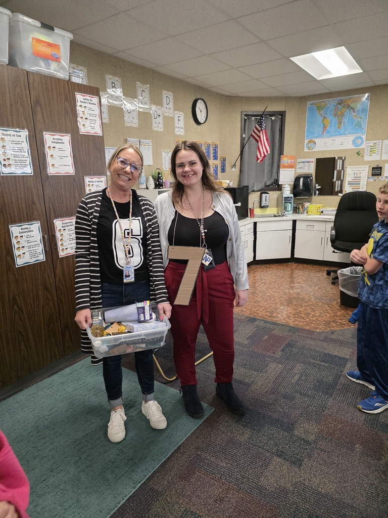 Dean of Students and fourth grade teacher with 6 and 7.