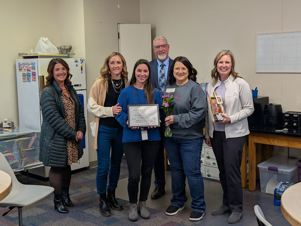 NPPS Employee of the Month Heather Van Velson!