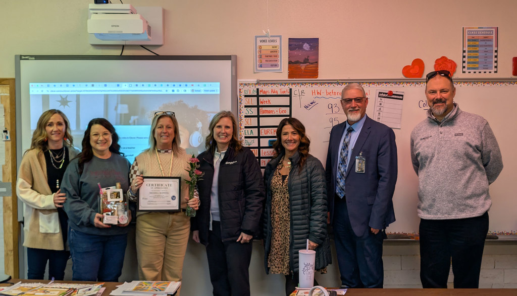 NPPS Employee of the Month Melissa Hopping!