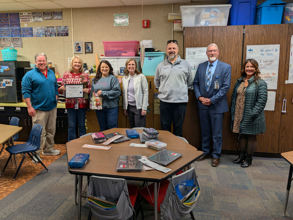 NPPS Employee of the Month Brenda McClellen!