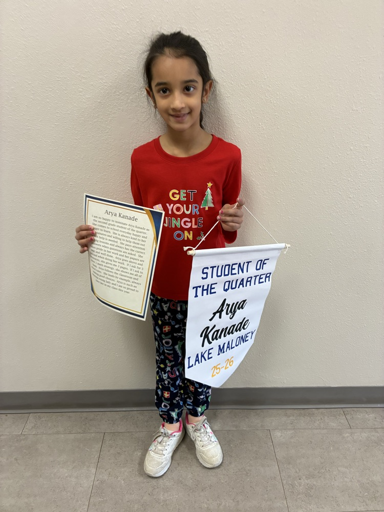 student of the quarter