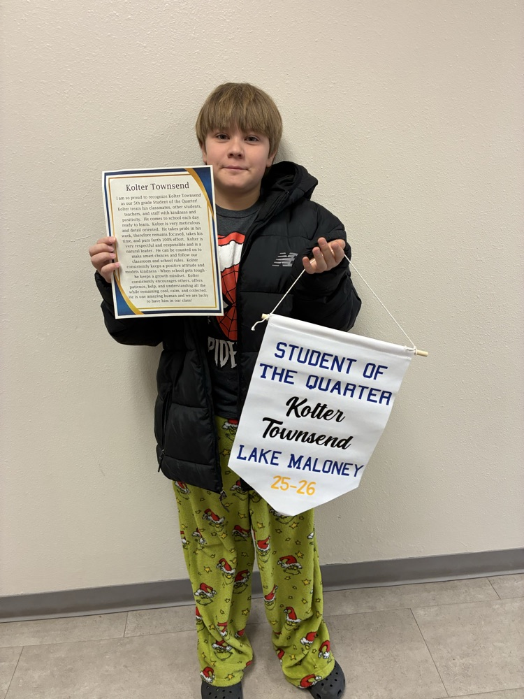 student of the quarter