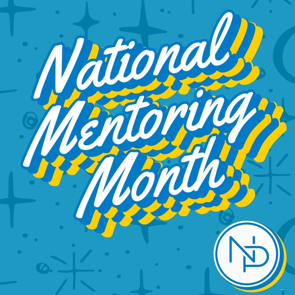 NATIONAL MENTORING MONTH text with NP logo