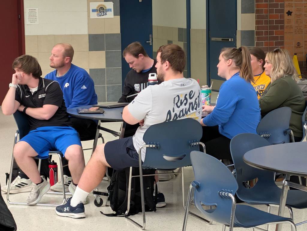 Elementary PE teachers at PD day