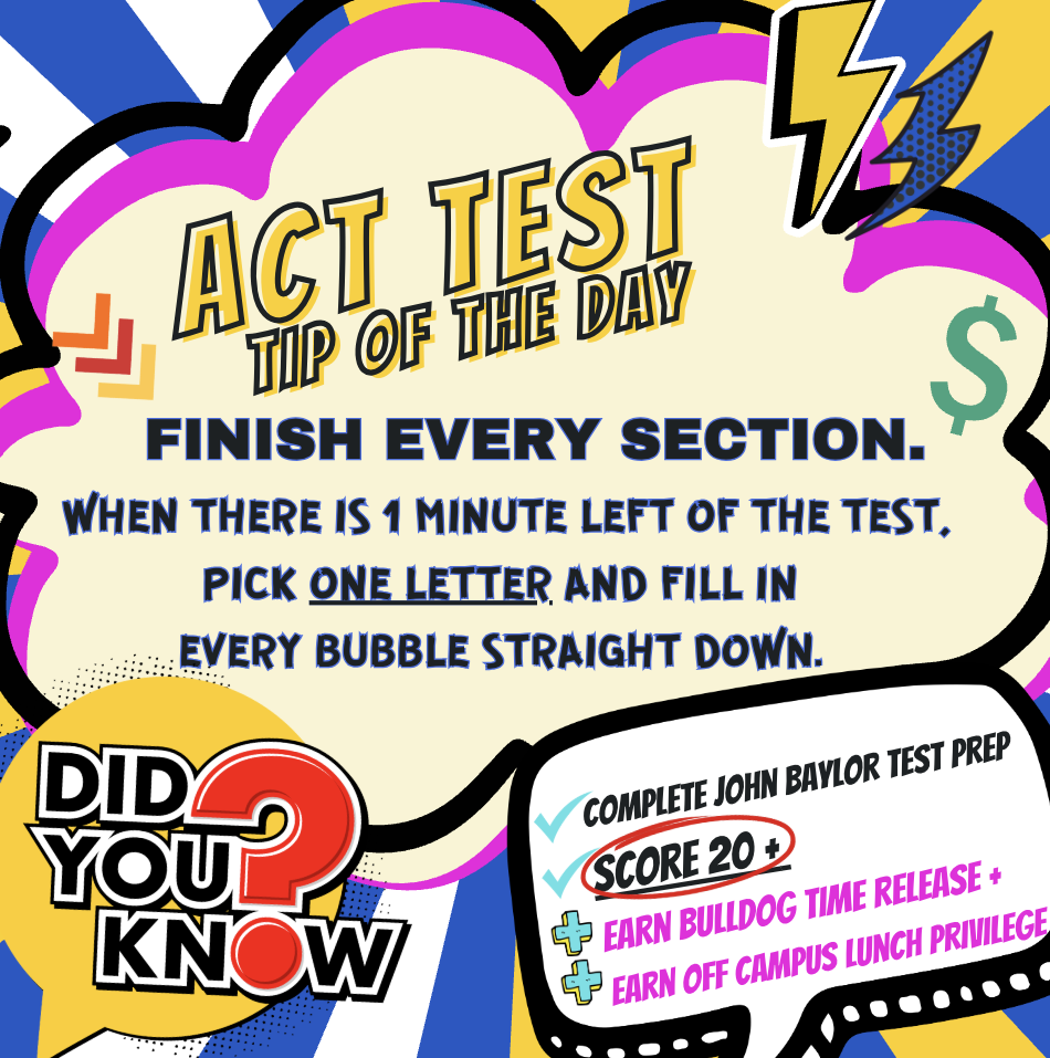 ACT Test "Tip of the Day"