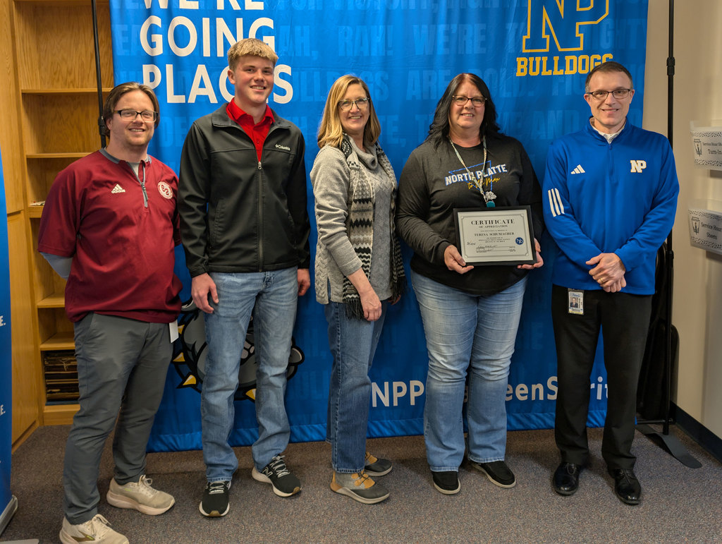 NPPS February Employee of the Month Teresa Schumacher