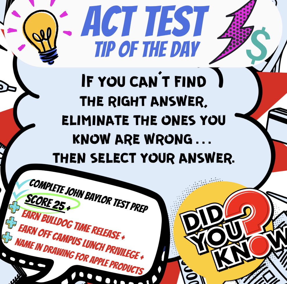 ACT Test "Tip of the Day"