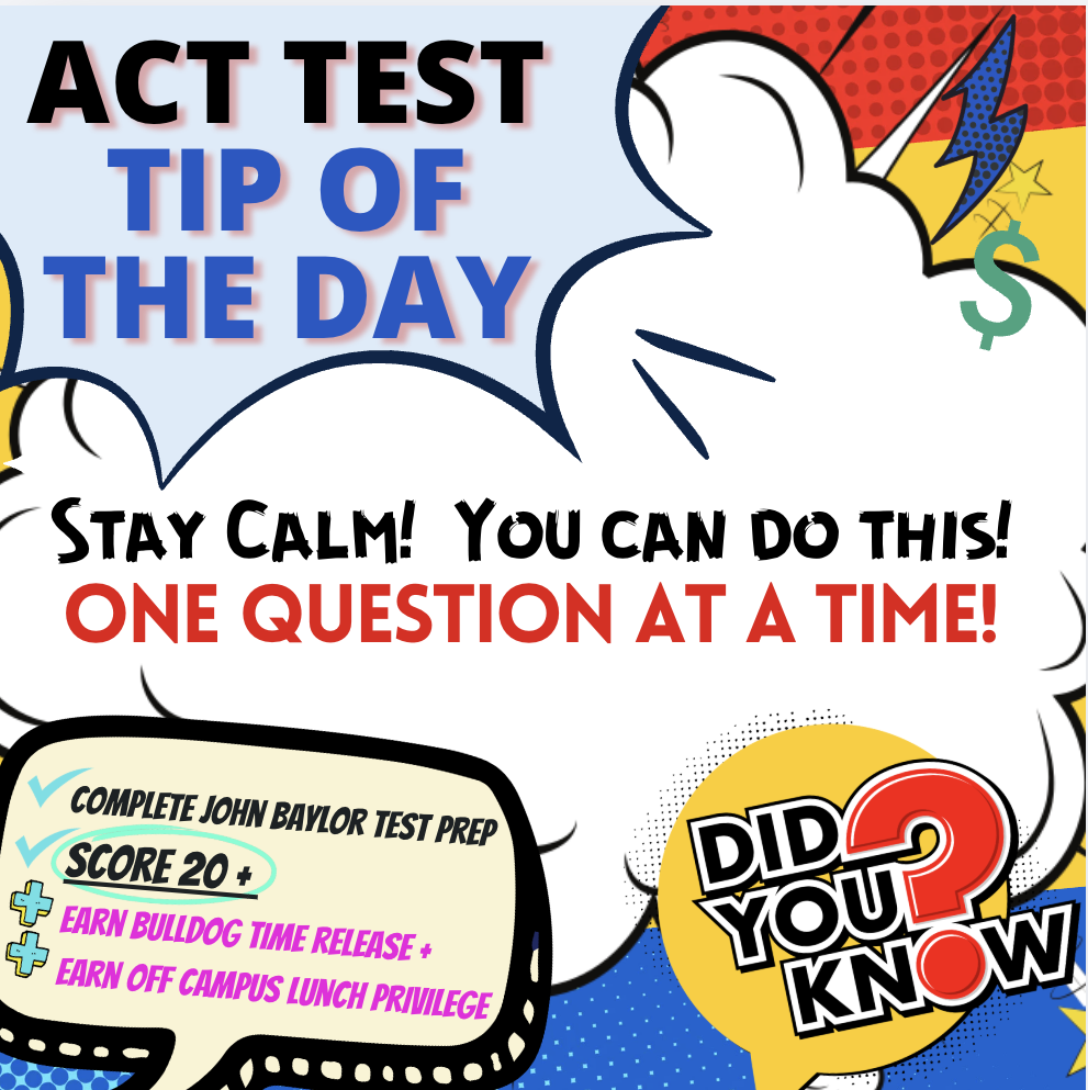 ACT Test "Tip of the Day"