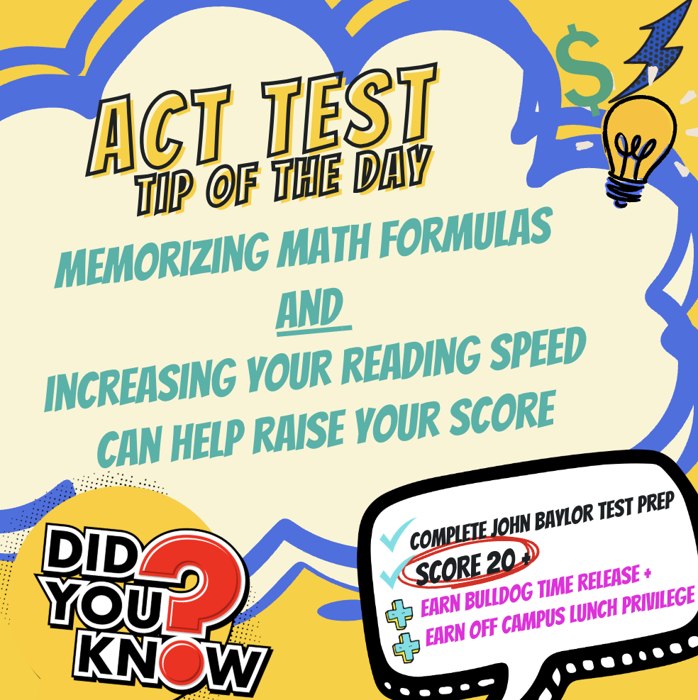 ACT Test "Tip of the Day"