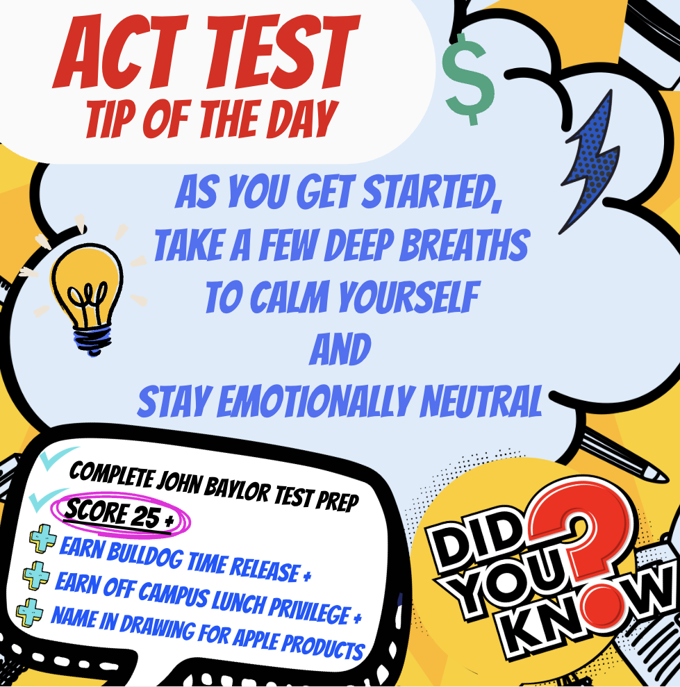 ACT Test "Tip of the Day"