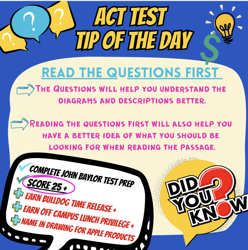 ACT Test "Tip of the Day"