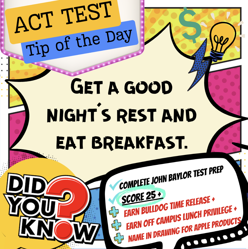 ACT Test "Tip of the Day"