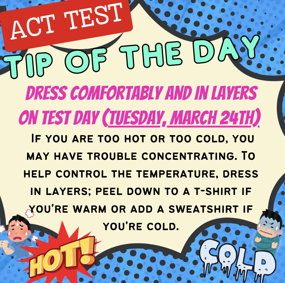 ACT Test "Tip of the Day"