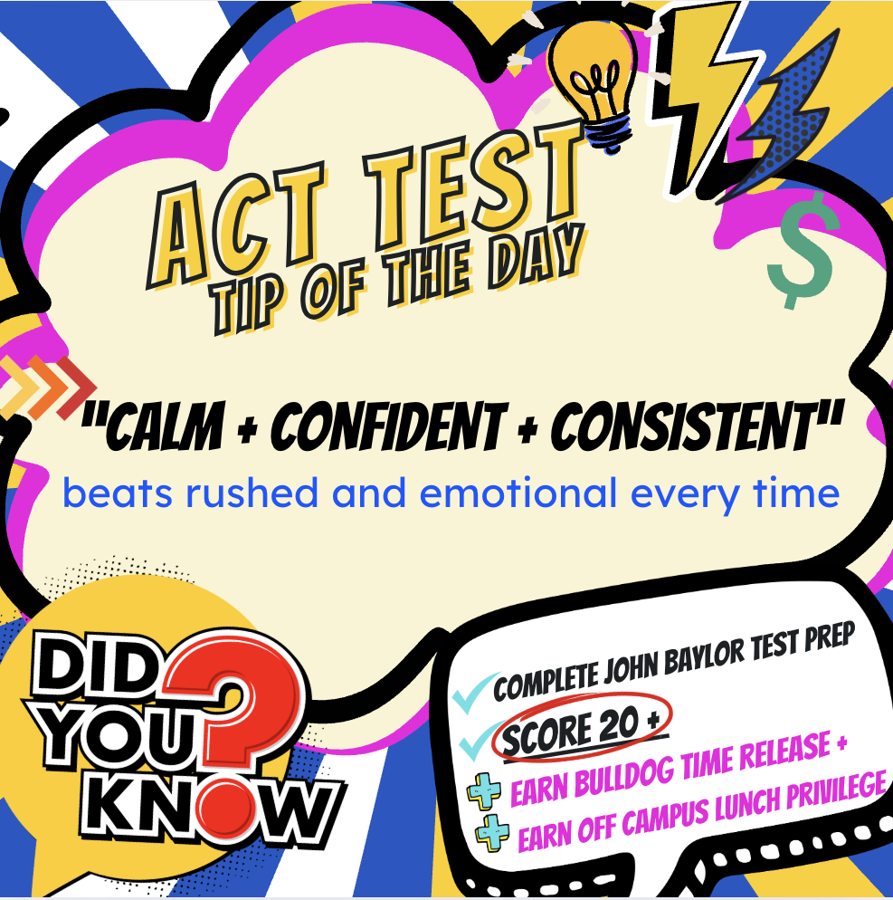 ACT Test "Tip of the Day"