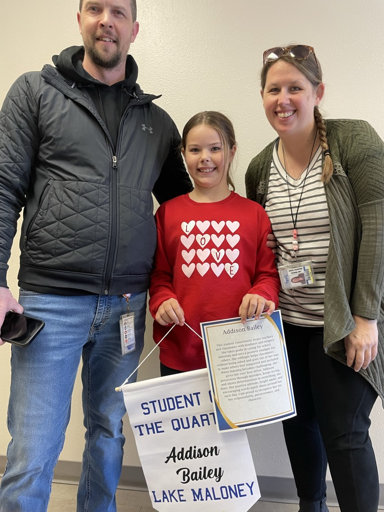 student of the quarter 