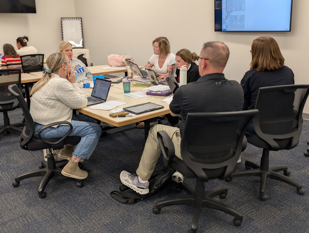 NPHS Administrators and Guidance Team in Schedule Training.