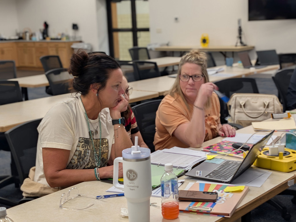 Adams Guidance Counselors in Schedule Training.