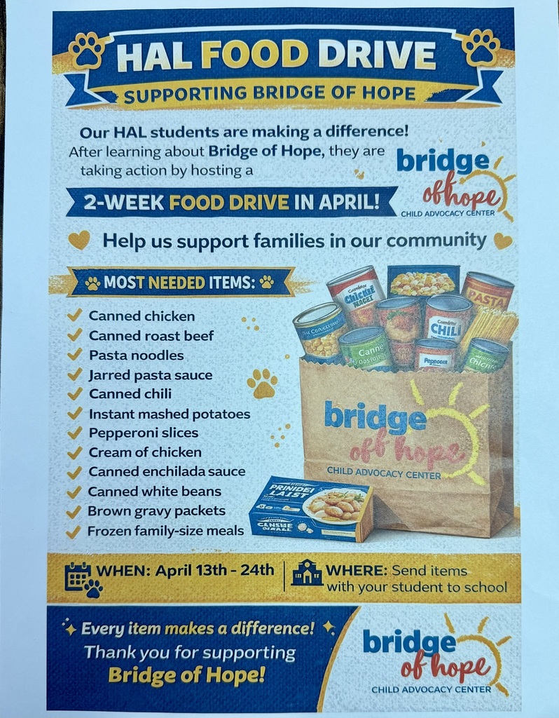 HALL food drive