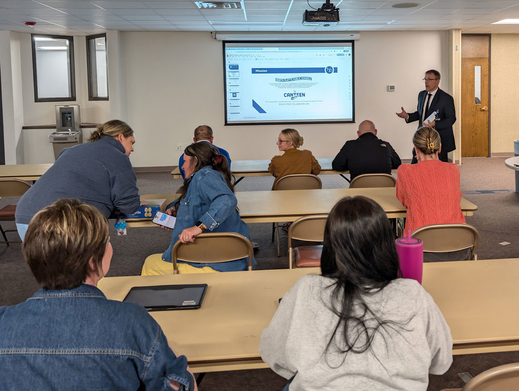 Dr. McDonald presenting at District Guiding Coalition.