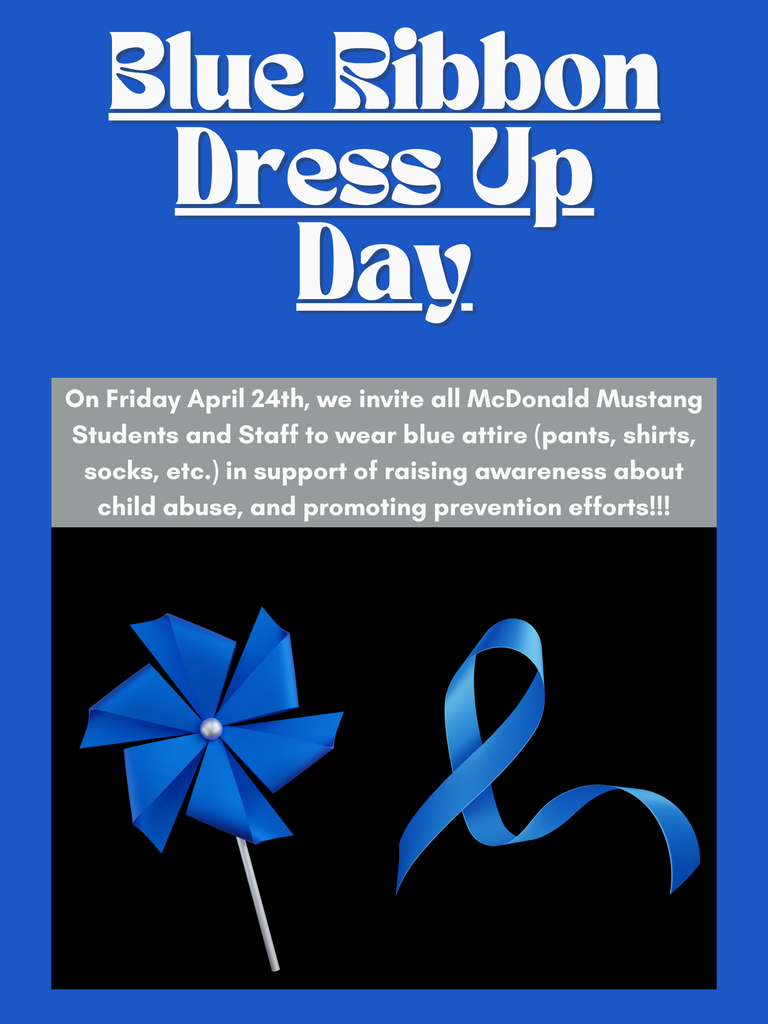 Blue Ribbon Dress Up Day