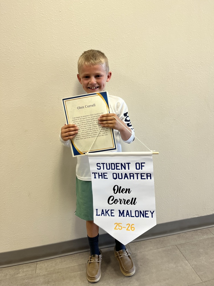 student of the quarter