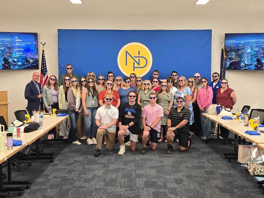 New NPPS Staff group picture with sunglasses on, 2026
