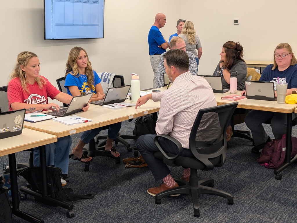 Elementary & middle school administrators working in PLC.