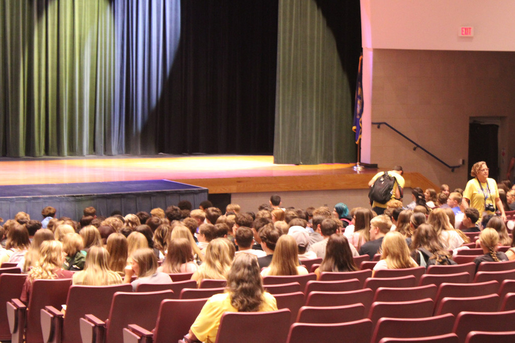 First Day for Freshman - Filling the PAC!