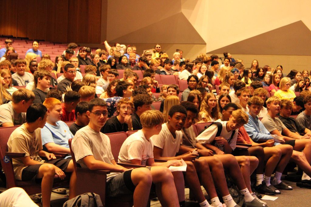 First Day for Freshmen - Filling the PAC!