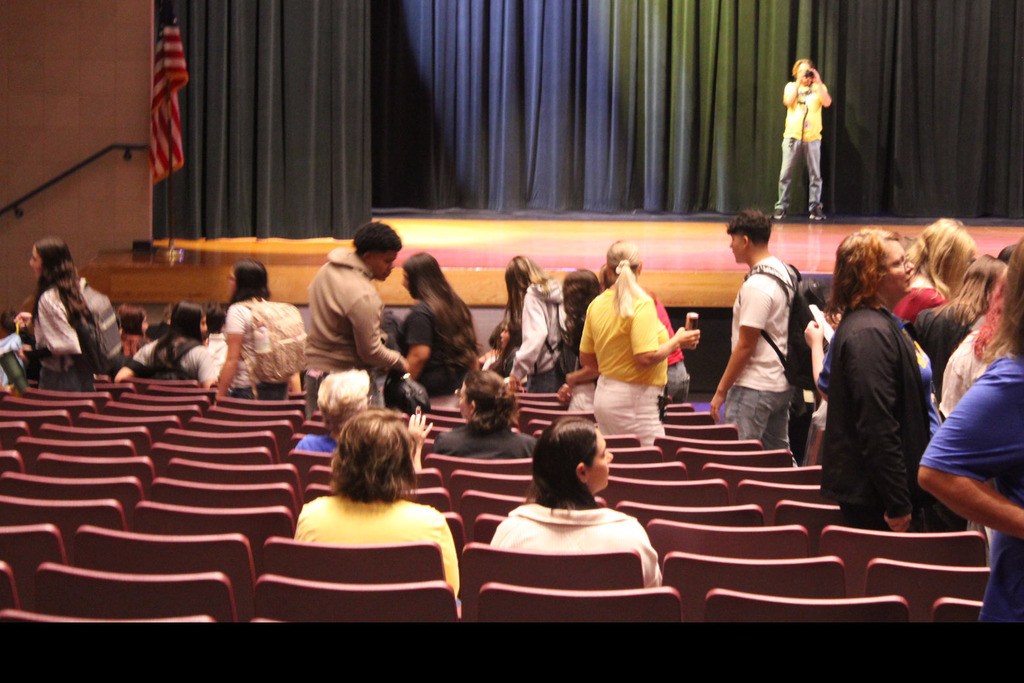 First Day for Freshmen - Filling the PAC!
