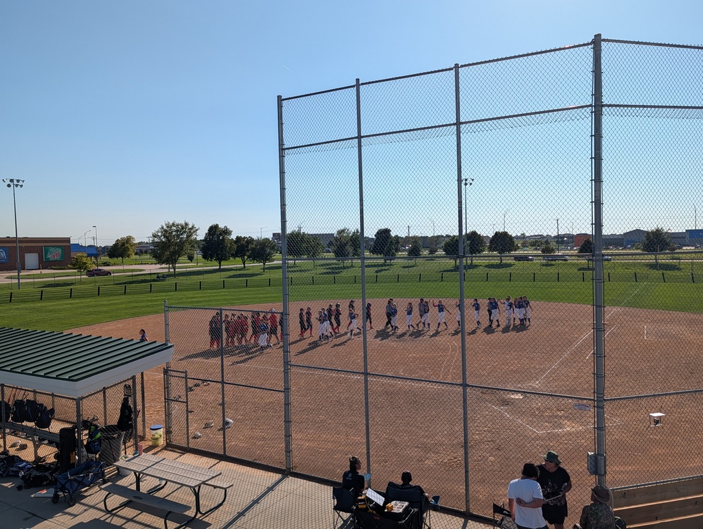 teams shaking hands after the game