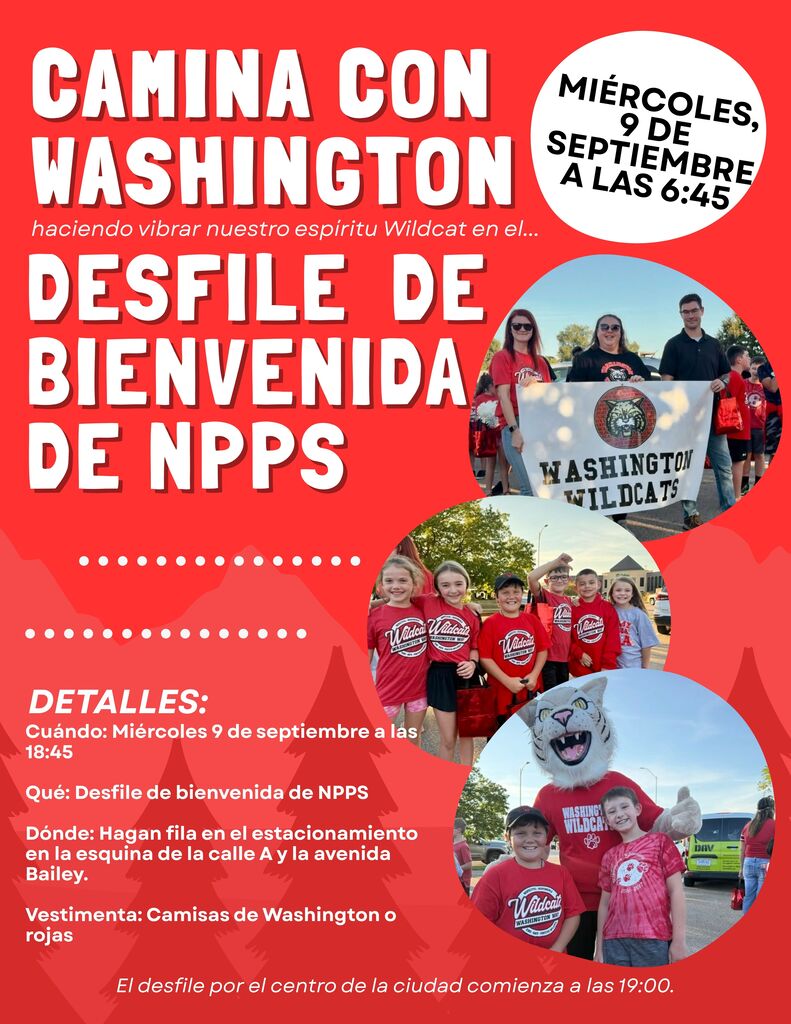 NPPS parade flyer in Spanish