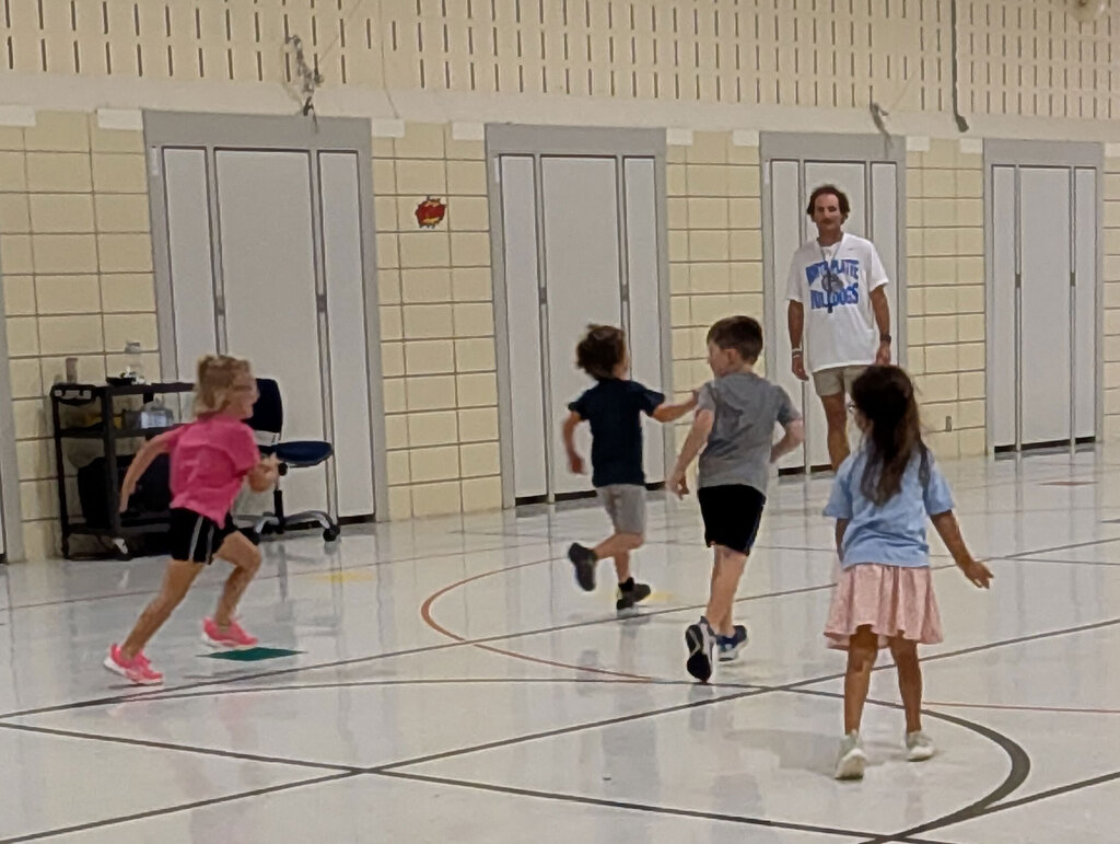 Eisenhower students at PE
