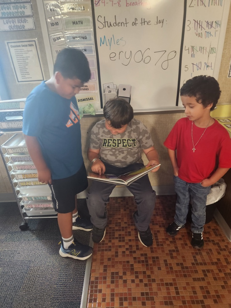 Reading buddies five