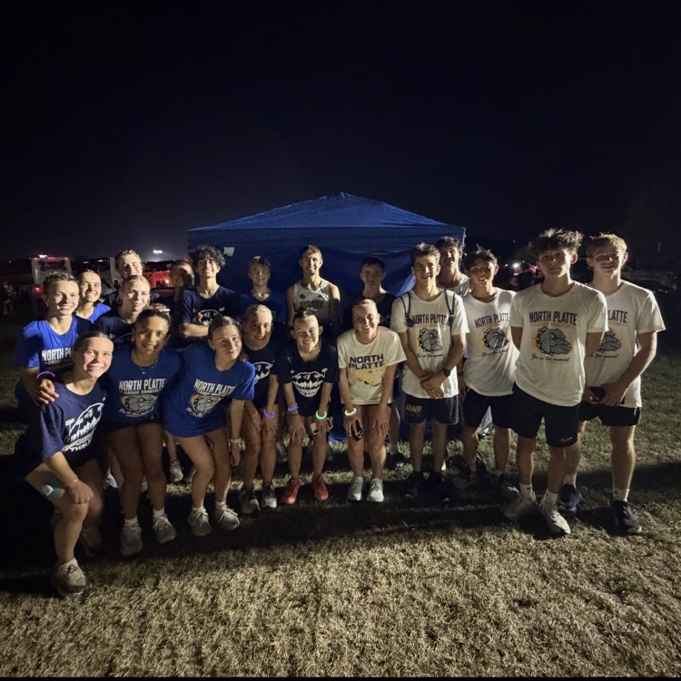 Cross Country team night run at Augustana